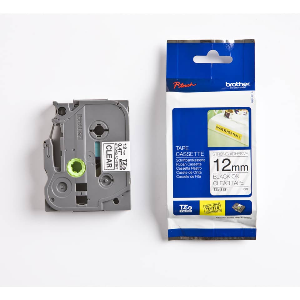 Kassette, Tonkassette, 12mm, Transparent, Tape
