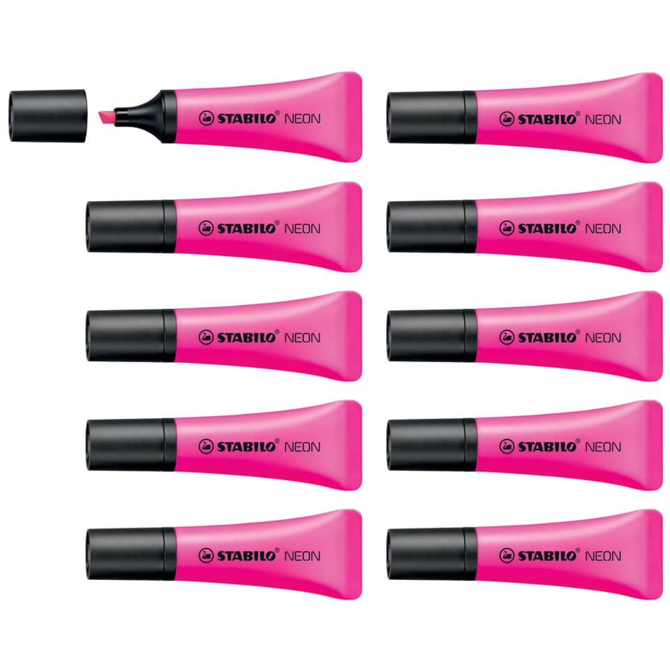 highlighter, neon pink, marker pen, paint marker, neon highlighter