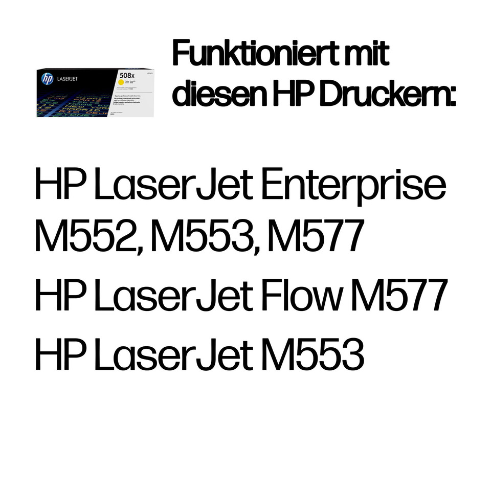 HP LaserJet, LaserJet, Drucker, Schwarz-Text, M552 M553 M577