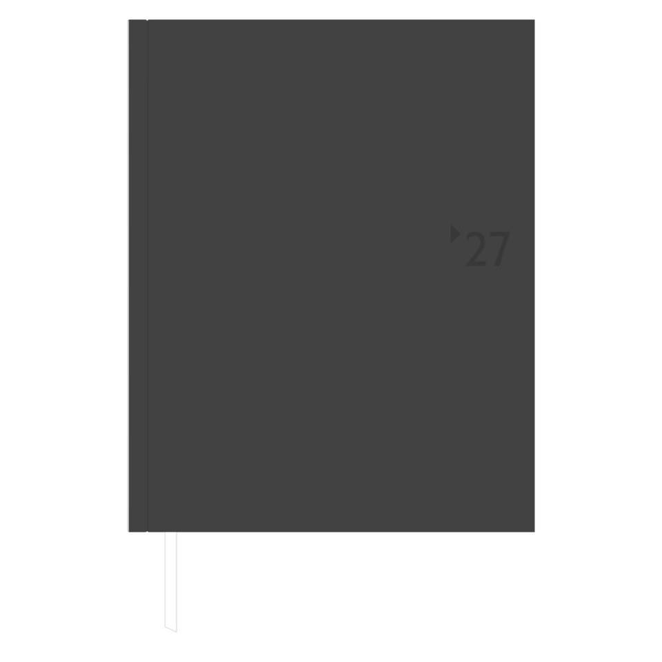 notebook, journal, hardcover, black, calendar