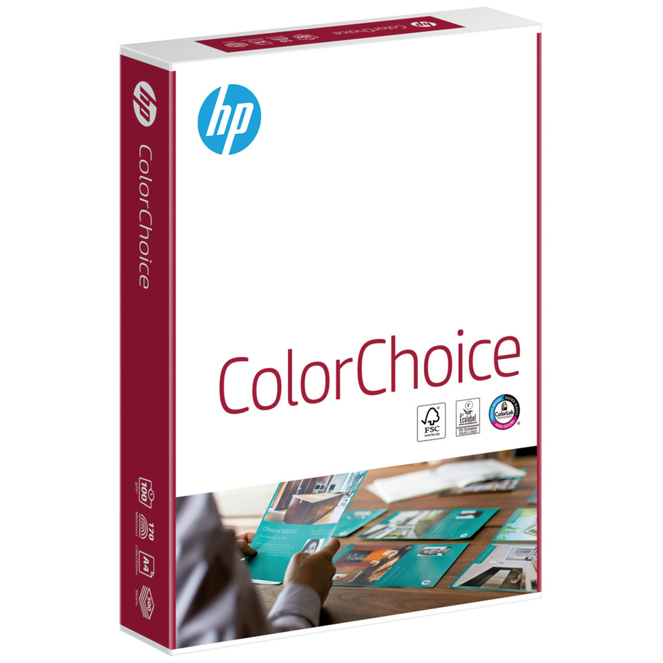 ColorChoice, Farbmanagement, HP Farbdruckbox, Farbkarton, ColorChoice Box