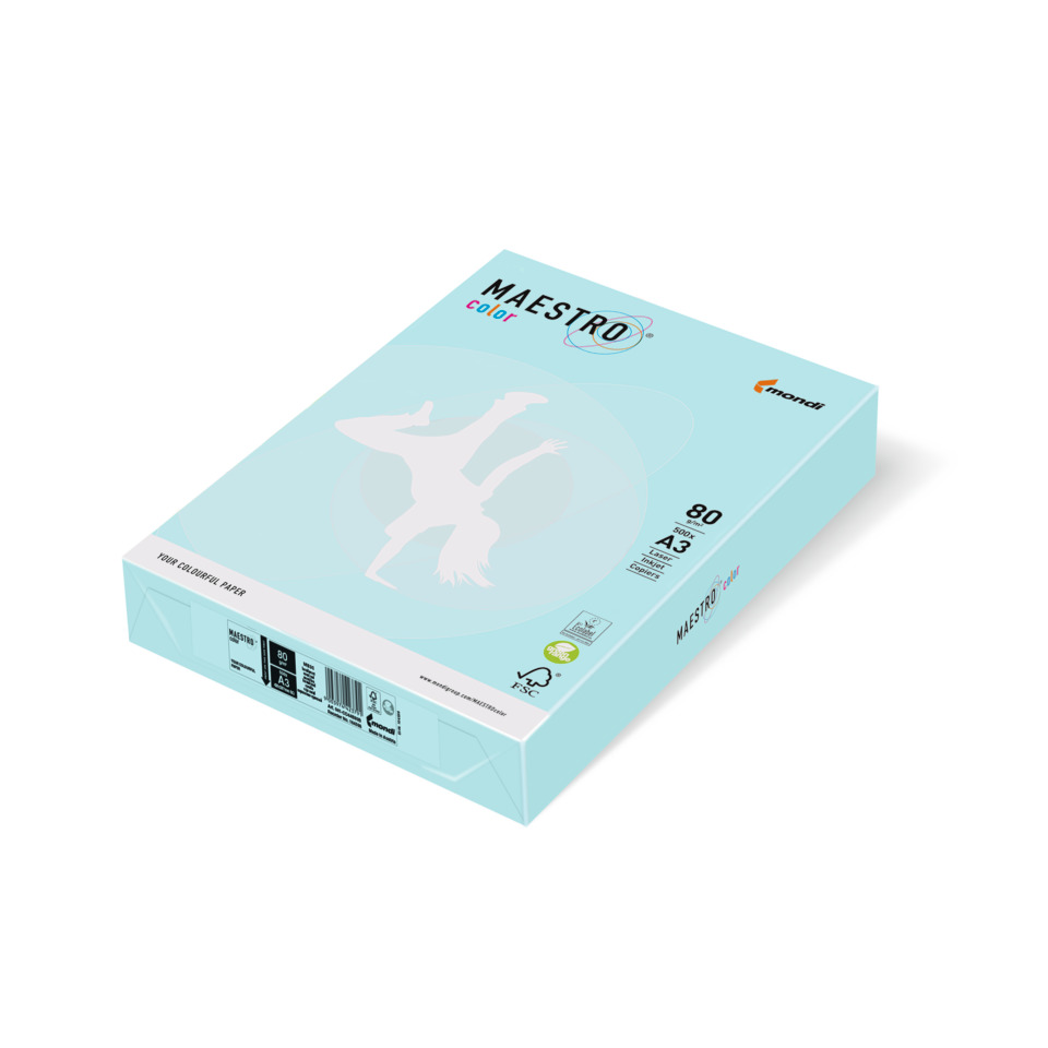 Papierbox, A3, 80 g/m2, Maestro Color, FSC