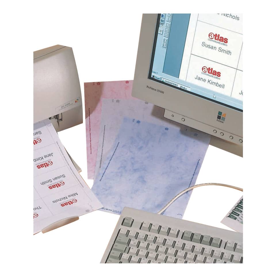 computer, monitor, keyboard, papier, dokumente