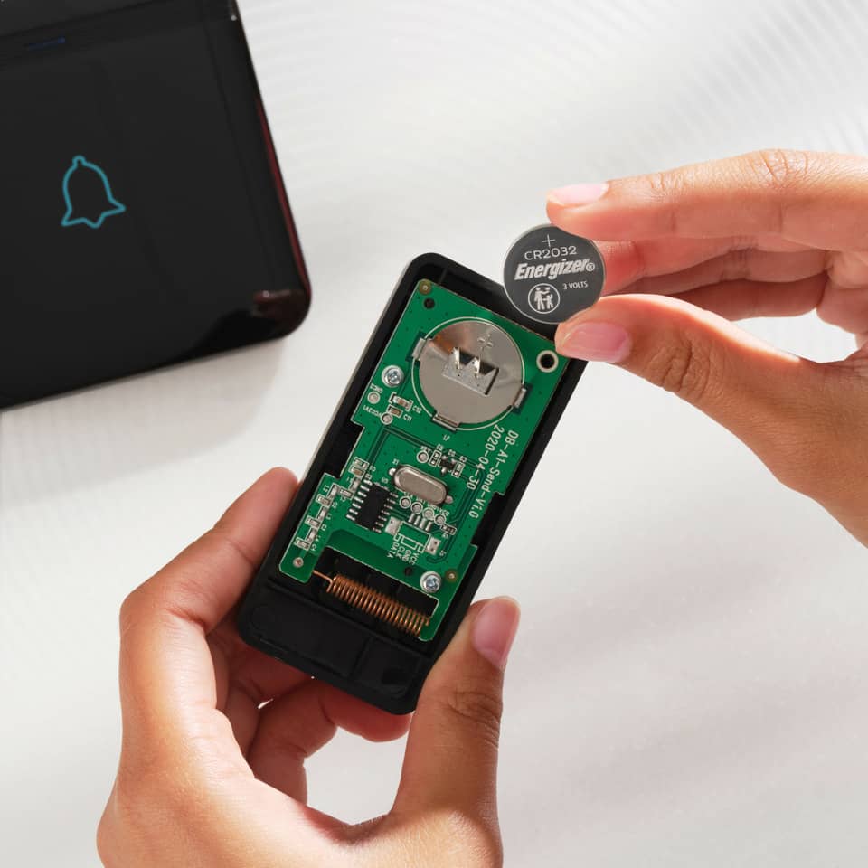 Fernbedienung, Batteriefach, BatterieCR2032, PCB, USB-Verbindung