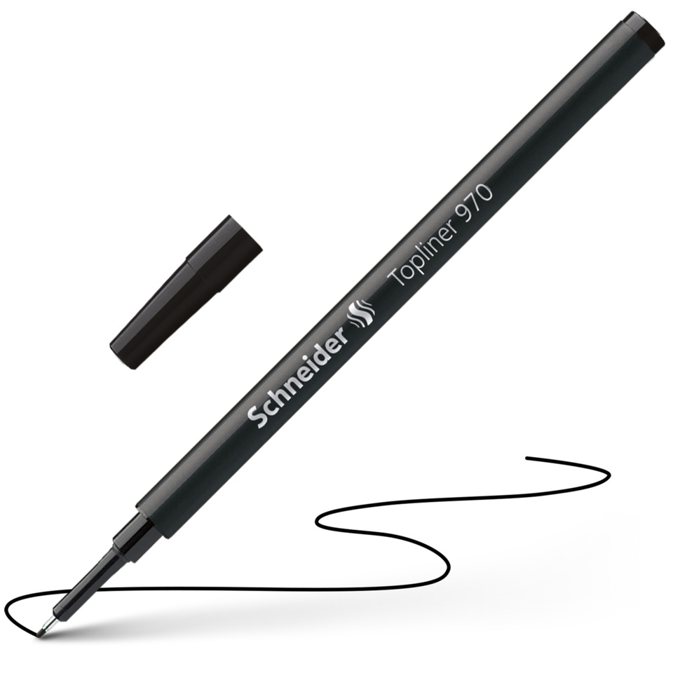 Kunststoffstift, Marker, Stift, Schneider Topliner 970, Filzstift