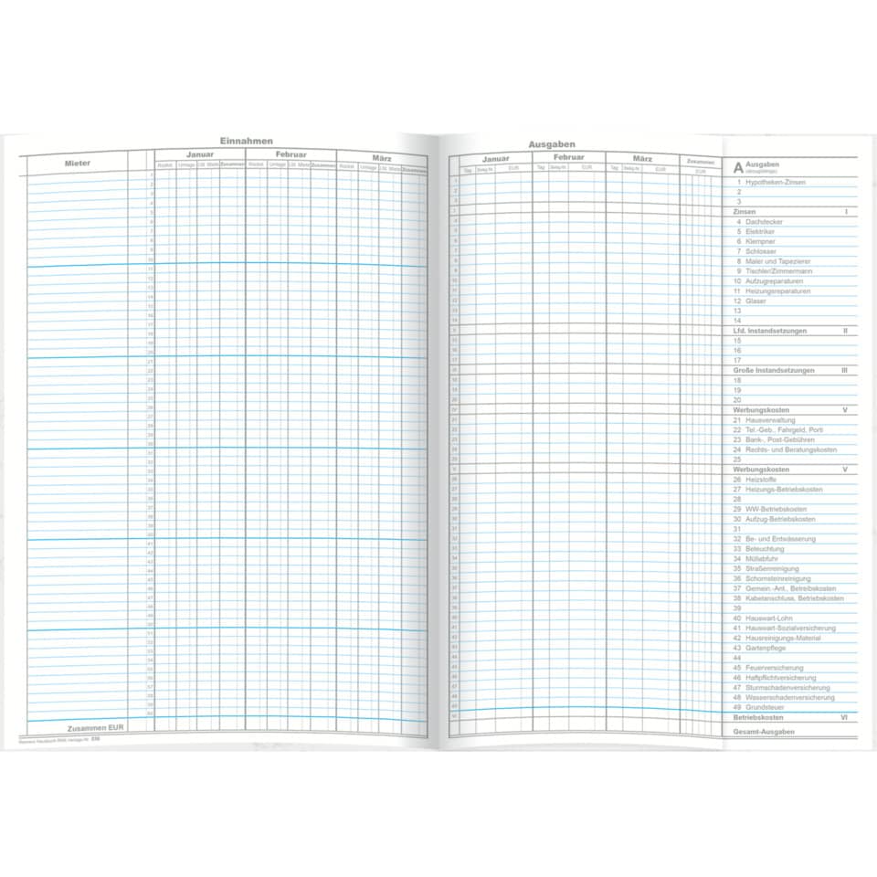 notebook, offenes Ledger, Gitterlayout, Monatsplaner, Dopelseitenbezug