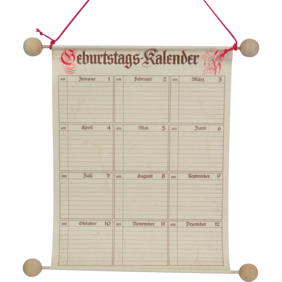 Kalender, Geburtstag, Wanddekoration, Monatsplan, Holz