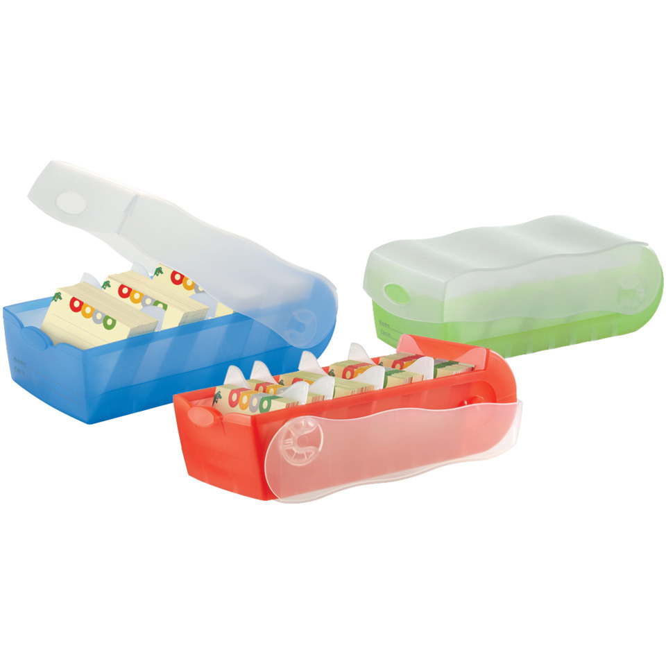 Schreibwaren-Box, Klebezettel, Stifthalter, Klebezettelhalter, Bunte Stiftebox