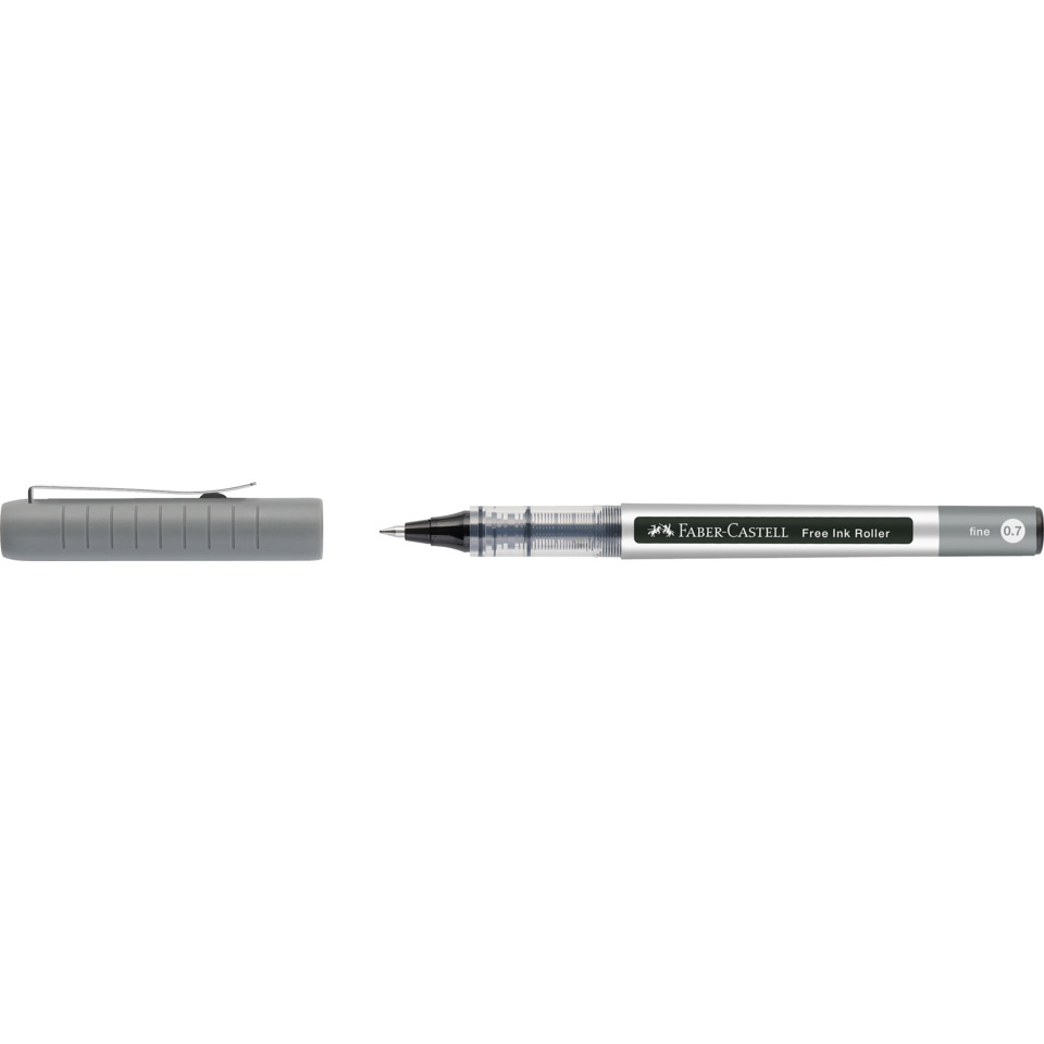 Farbe: Grau, Fineliner, Tintenroller, Nass-ink Roller, 0.7 mm