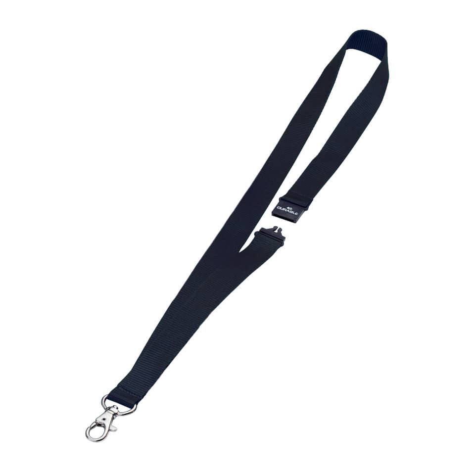 Schlüsselband, Lanyard, Navy, Klipplochter, Halter
