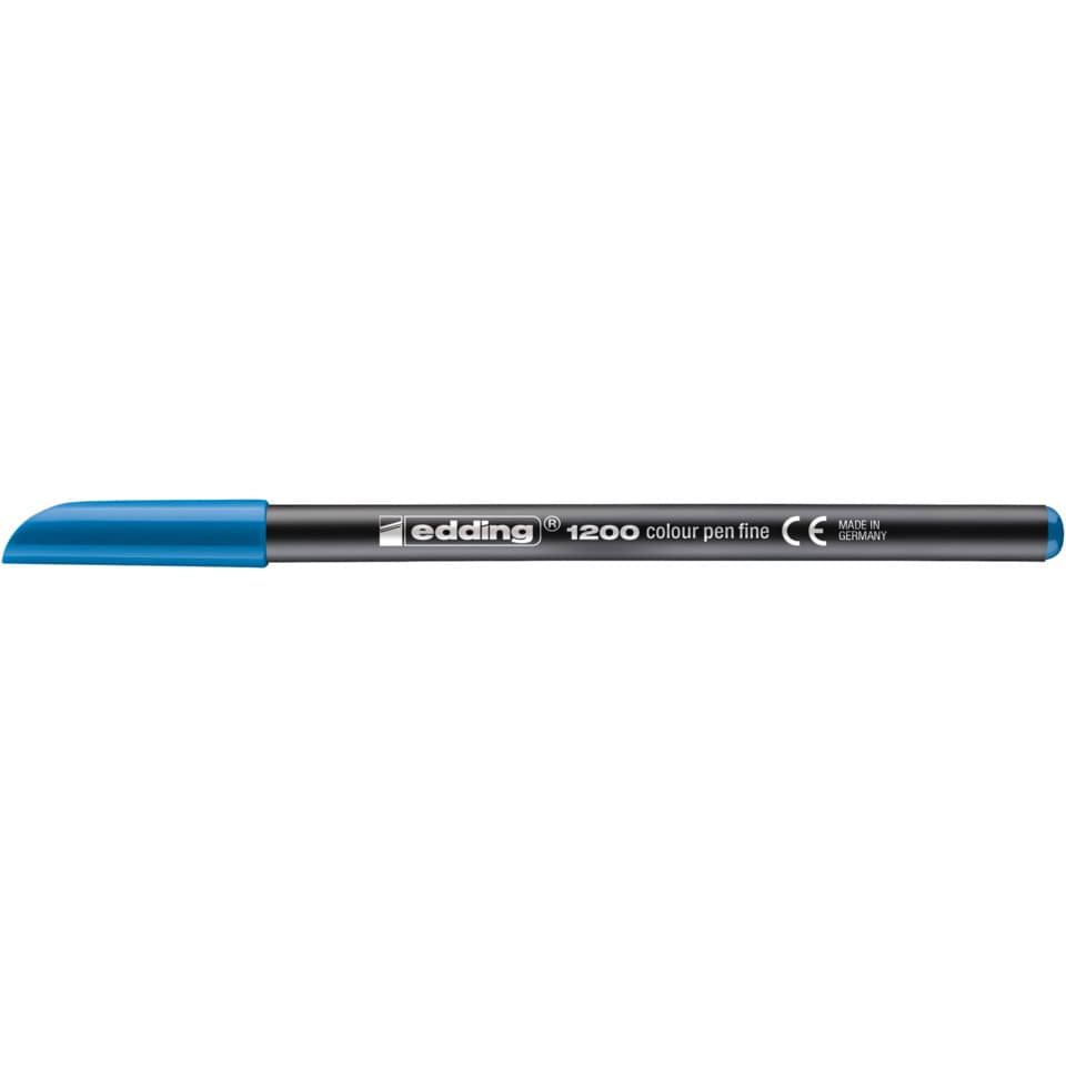 Faserschreiber 1200, 1mm, Rundspitze, hellblau EDDING 41200010