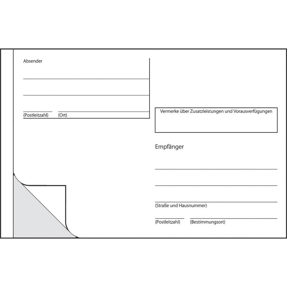 Postkarte, Form, Brieftasche, leer, Rückseite