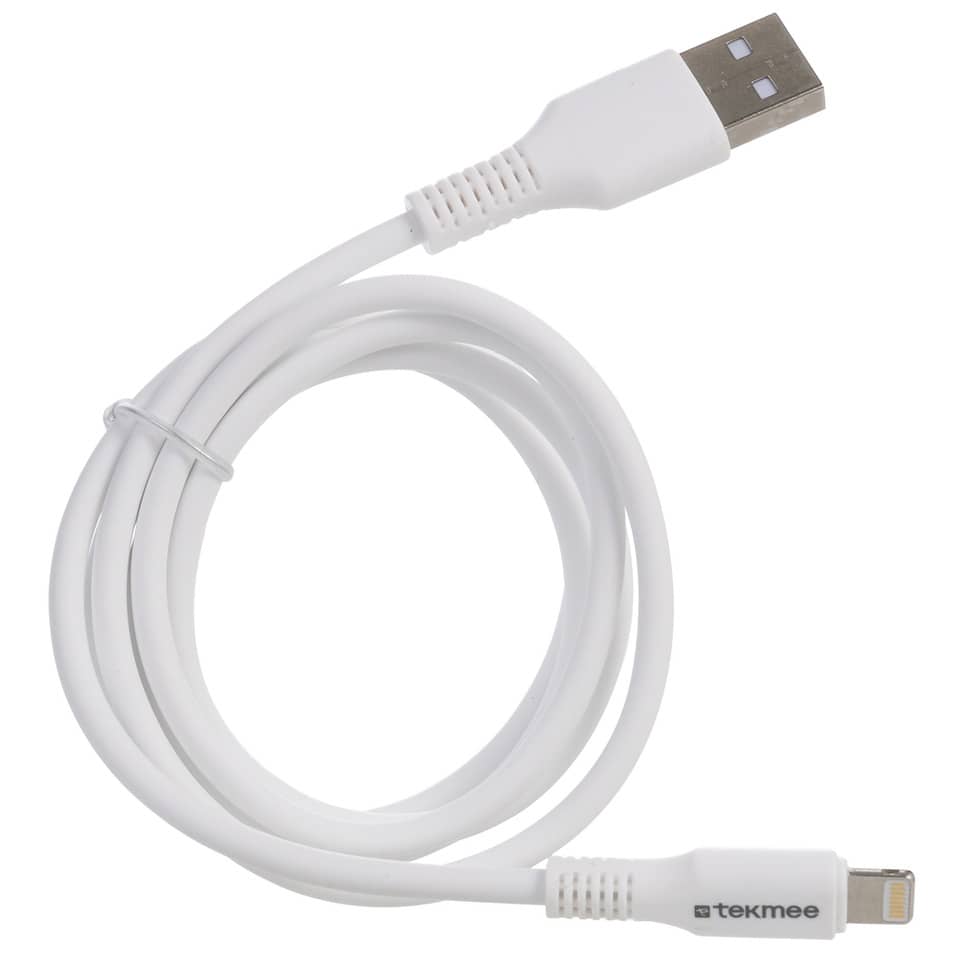 USB-Kabel, Lightning USB, weiß, Kabel, Tekmee