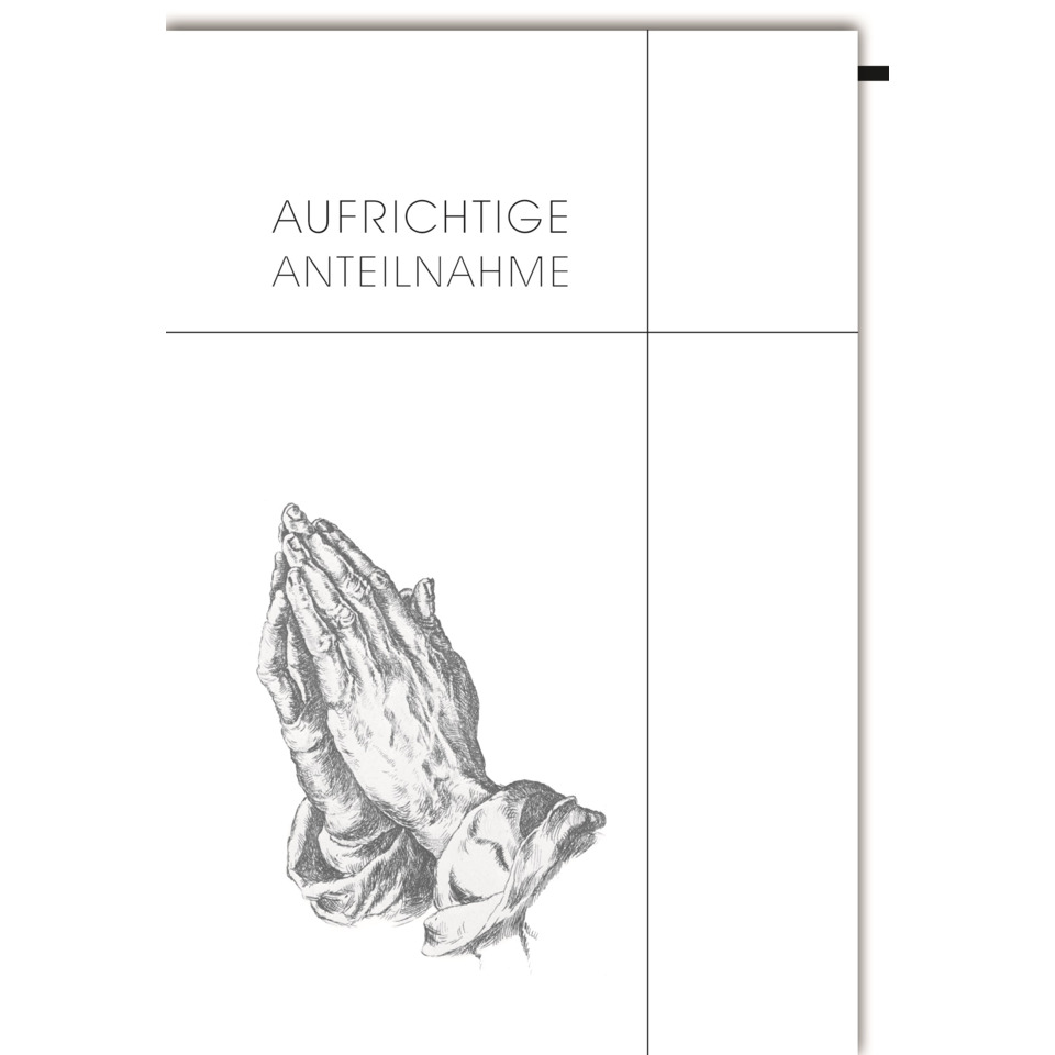 Klopfende Hände, Gebetshände, Illustration, Skizze, Praying hands