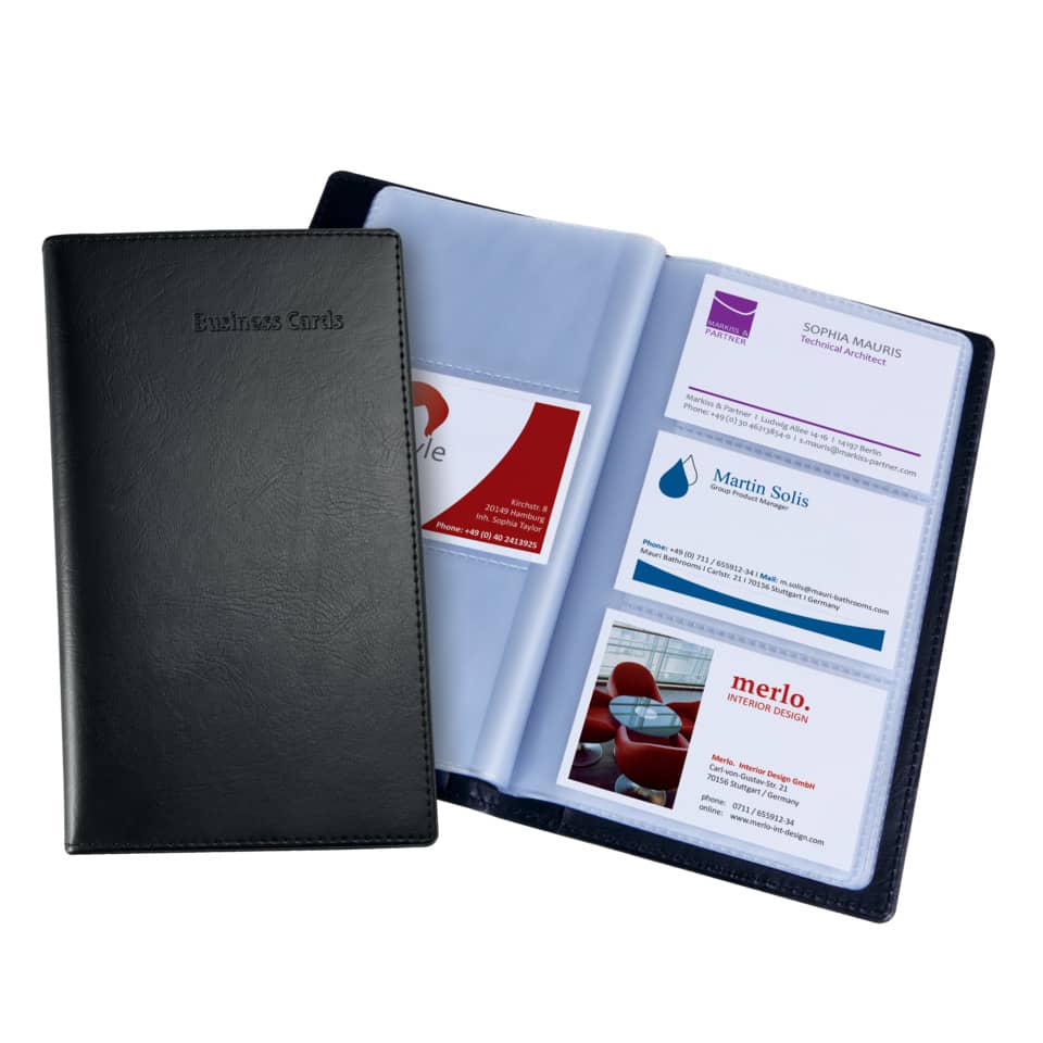 leder, portemonnaie, visitenkartenhalter, wallet-organizer, schwarz