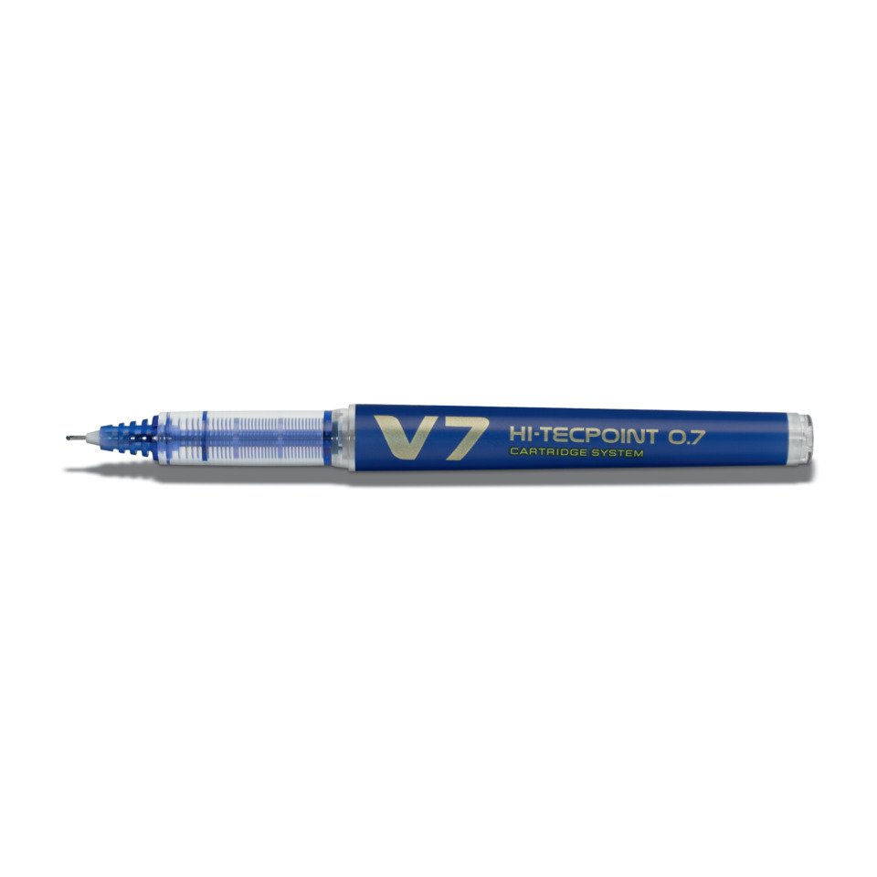 Kassette, Tintenfüller, Kugelschreiber, Marker, Feinmechanik, Blue cartridge pen, V7 syringe, 0.7 ml, marker, cartridge system