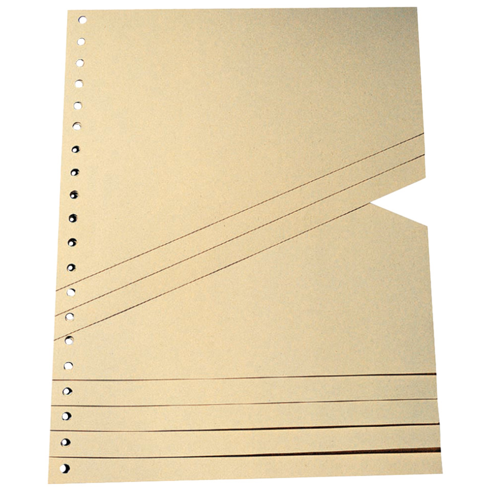 Kopierpapier, Kartenpapier, Lochrand, Papierfassade, Bleistiftlinien