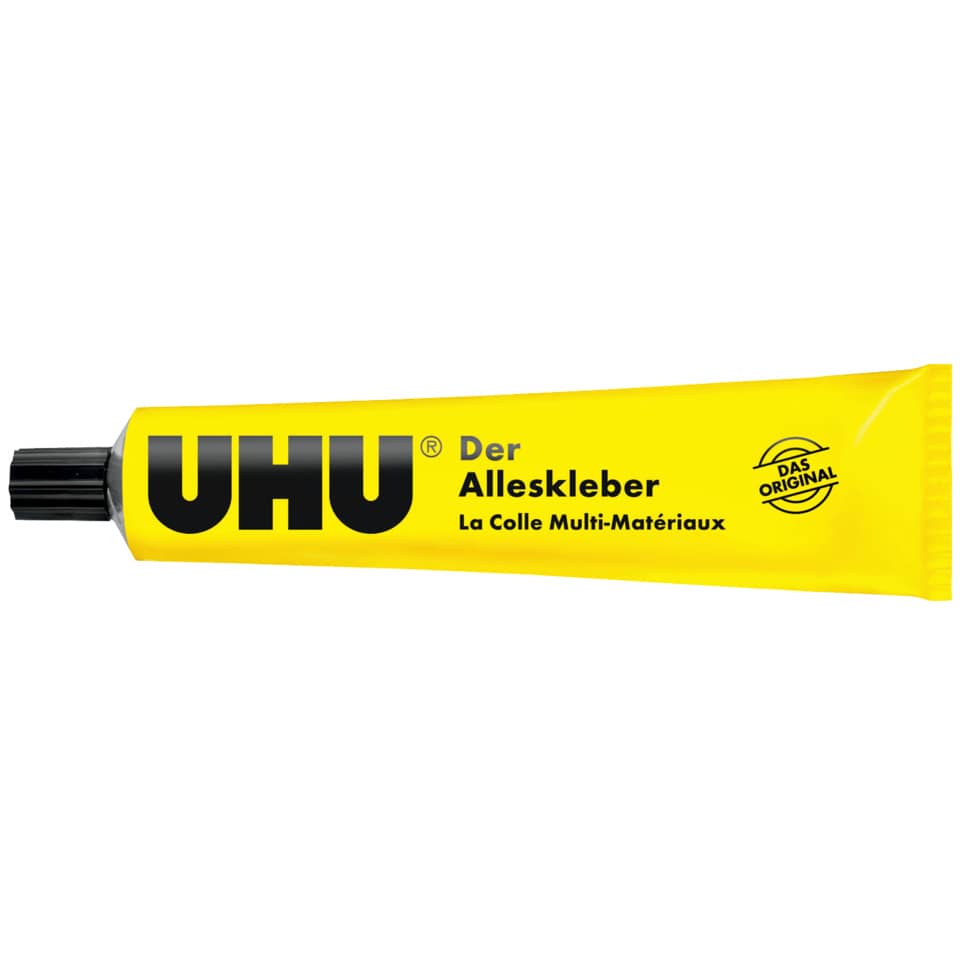 Kleber, UHU, Multimaterial, Gel, Klebstoffrohr