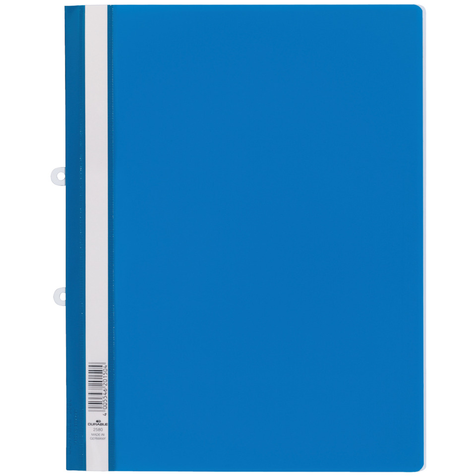 Ordner, A4, Kunststoff, blau, Ordnerband