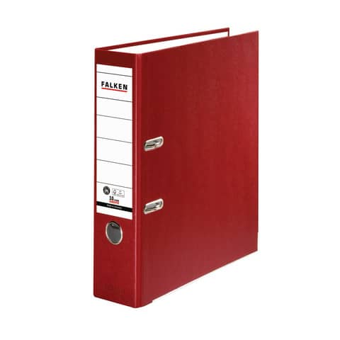 Ordner Recycolor, A4, 80mm, bordeaux FALKEN 11285244
