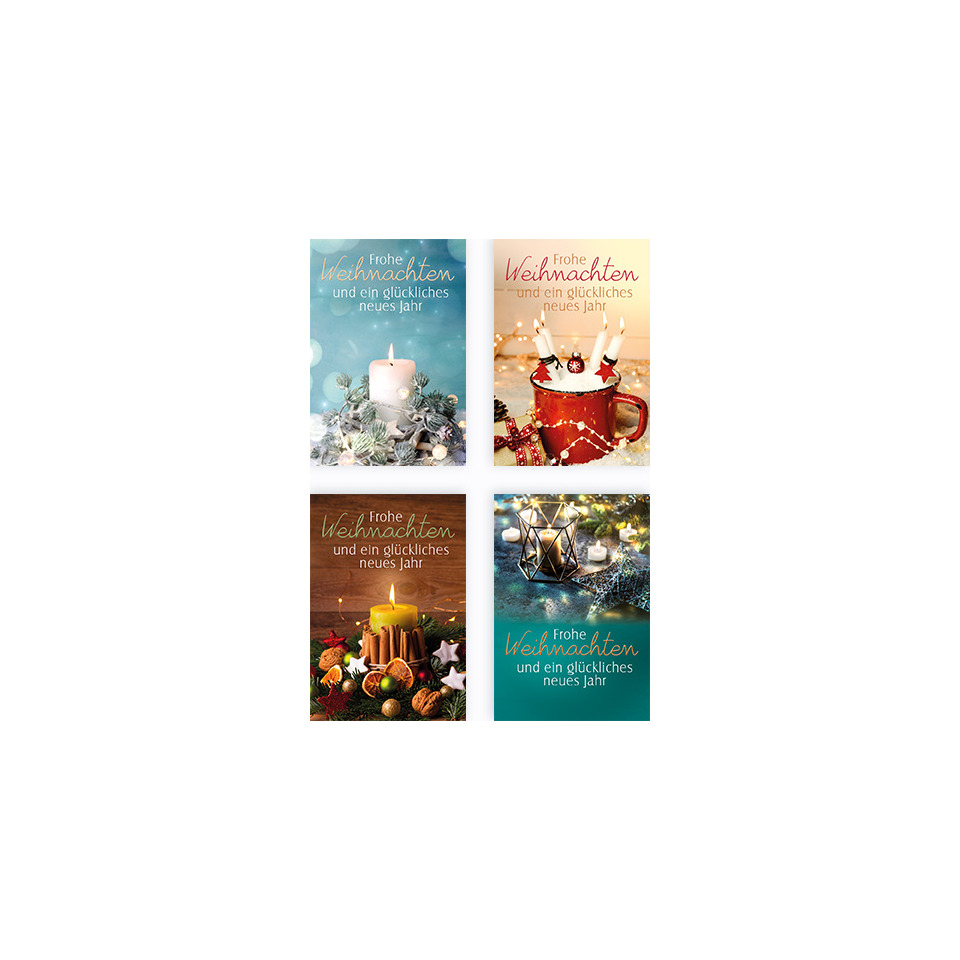 weihnachtskarten, kerzen, lichter, kerze, geschenk