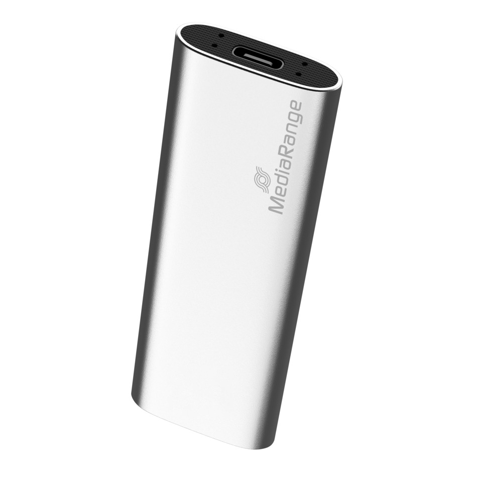 Powerbank, Portable charger, Metallic, USB-C, Slim design