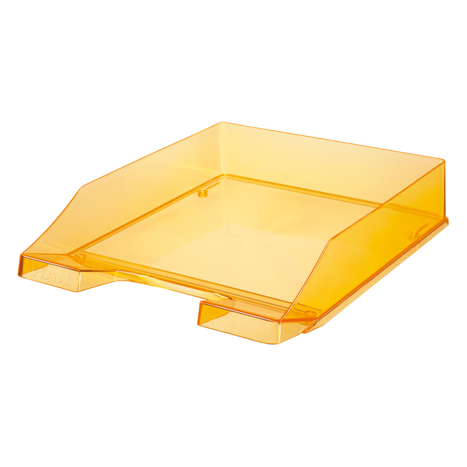 Ablagefach, Schubladenablage, Organizer, Korbfach, Transparent-Orange