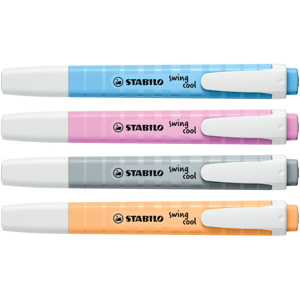 Stabilo, SwingCool, Highlighter, Marker, Pastel colors