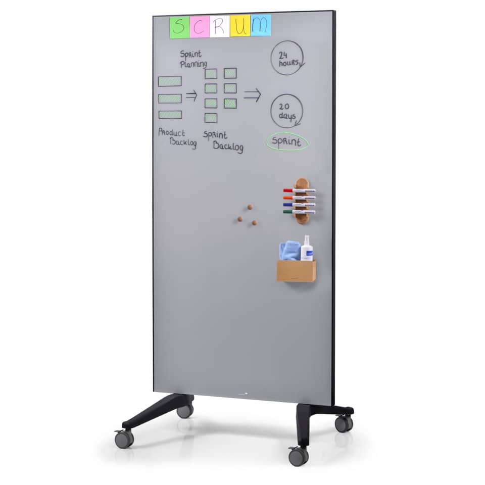 whiteboard, Mobility, Whiteboard on wheels, Office board, Organization board
