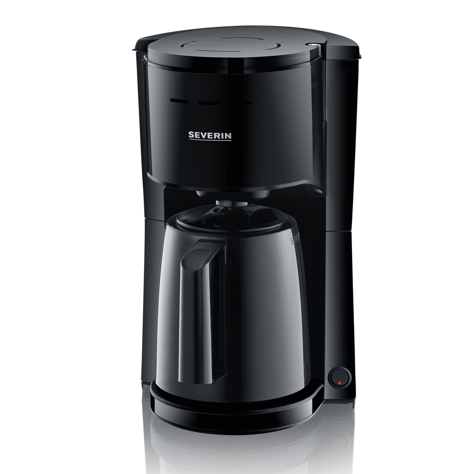 Kaffeemaschine, Filterkaffee, Schwarz, Glaskanne, Eintopf-Design