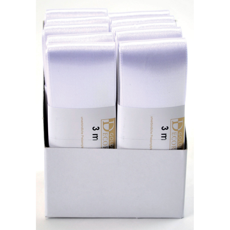 weiße Socken, 3 m, Bündchen, Kompaktbox, Dreierpack