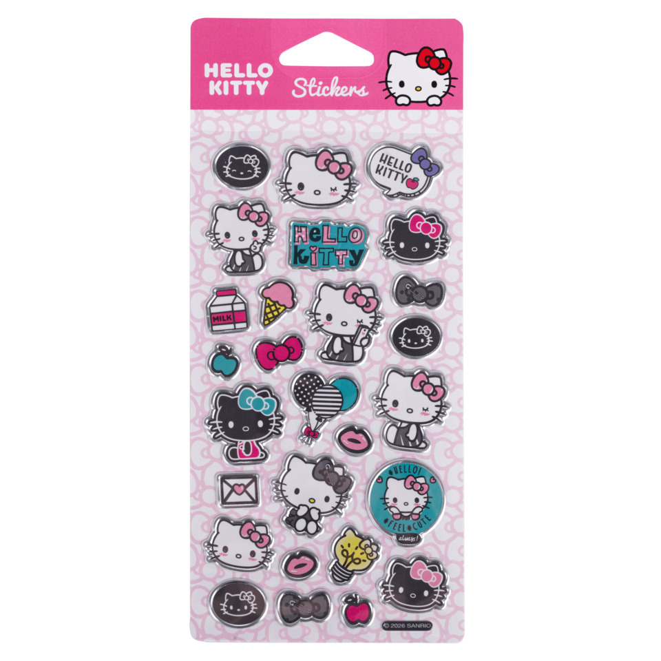 stickers, Hello Kitty, Päckchen, Aufkleber, bunt