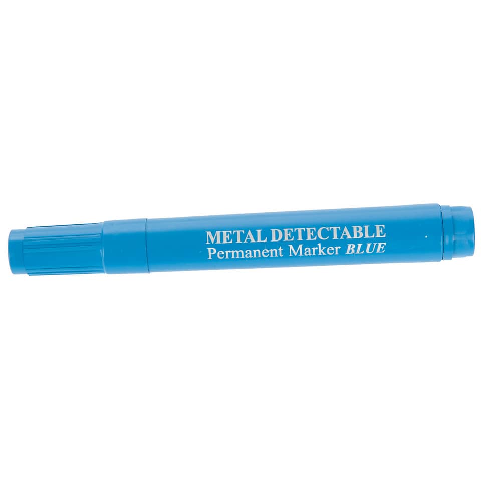 marker, blau, Permanentmarker, metall detektierbar, Stift-ähnlicher Marker