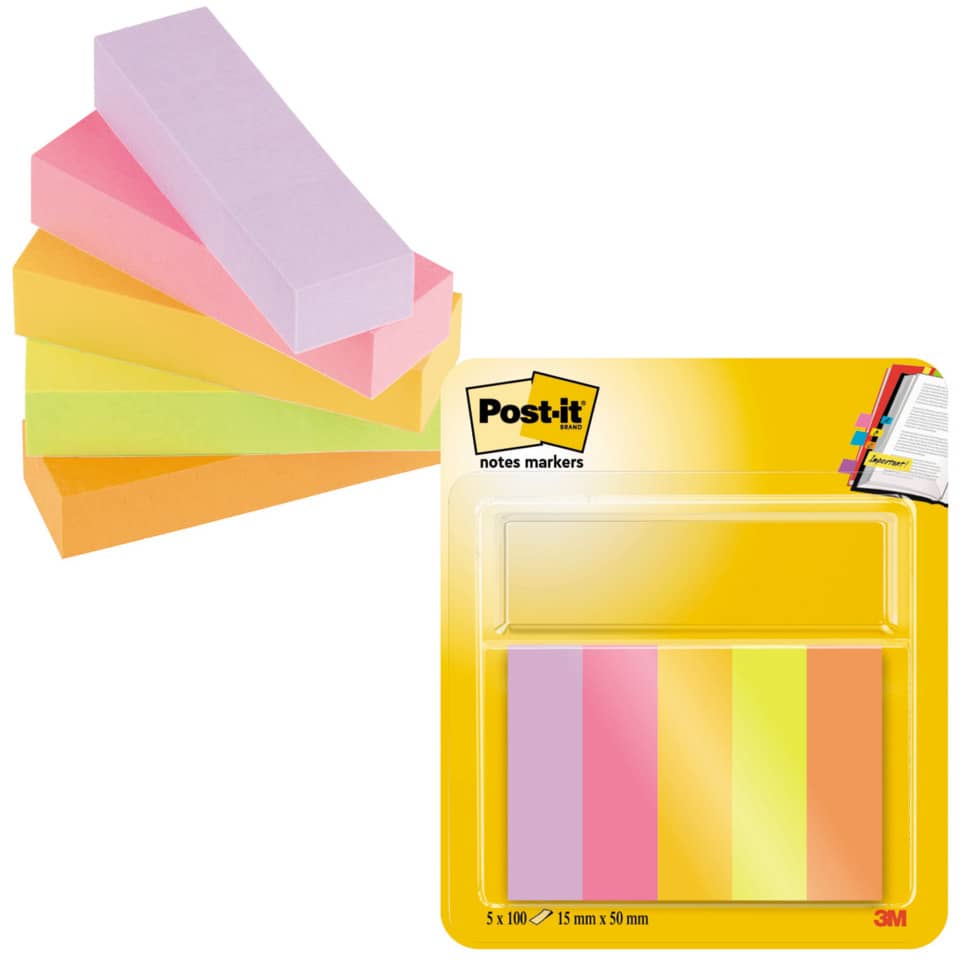 Post-it Notizzettel, Sticky Notes, Pastellfarben, Schlicht block, Selbstklebeblatt