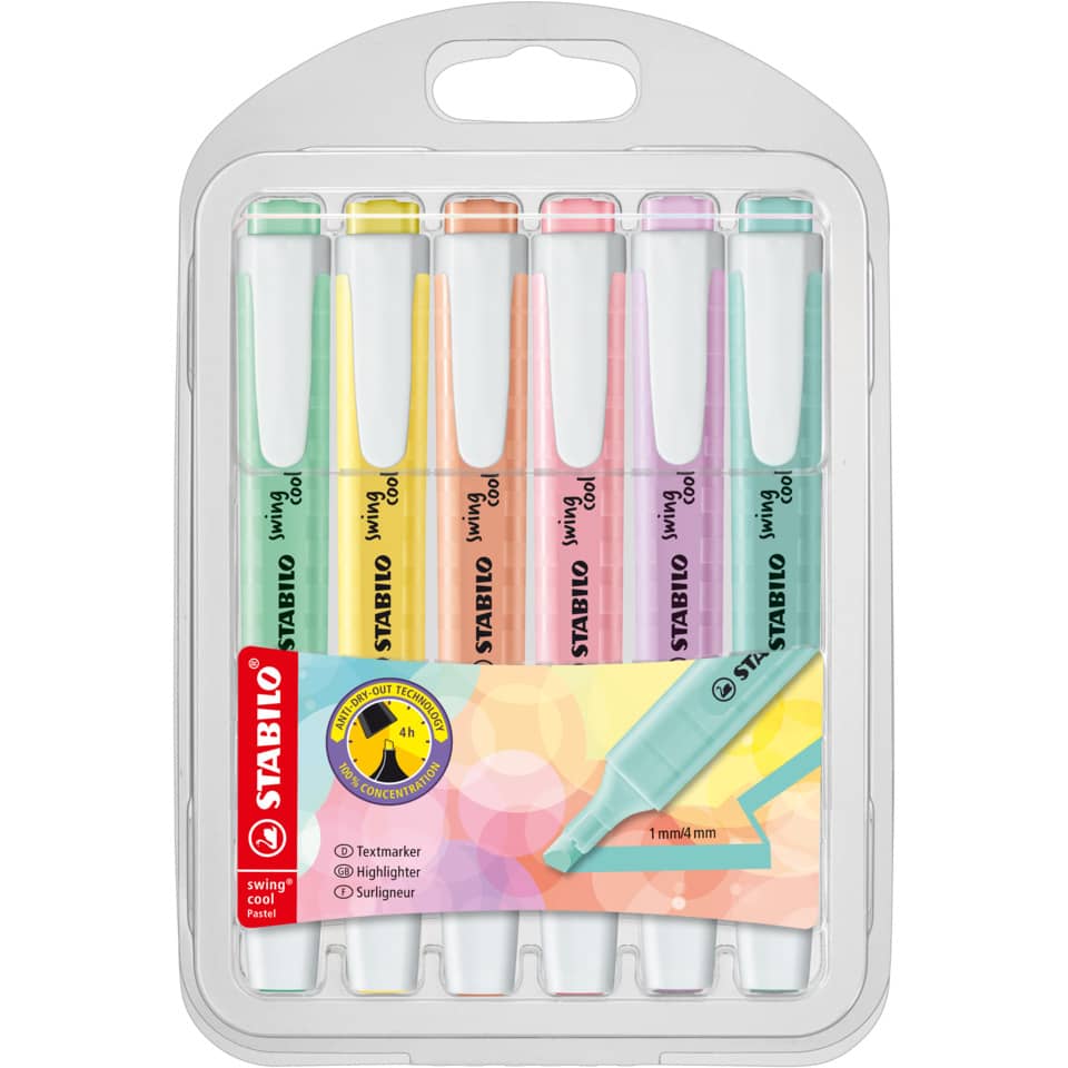 highlighter, marker, pastel, neon, set, highlighter, marker, pastel, set, 12-pack