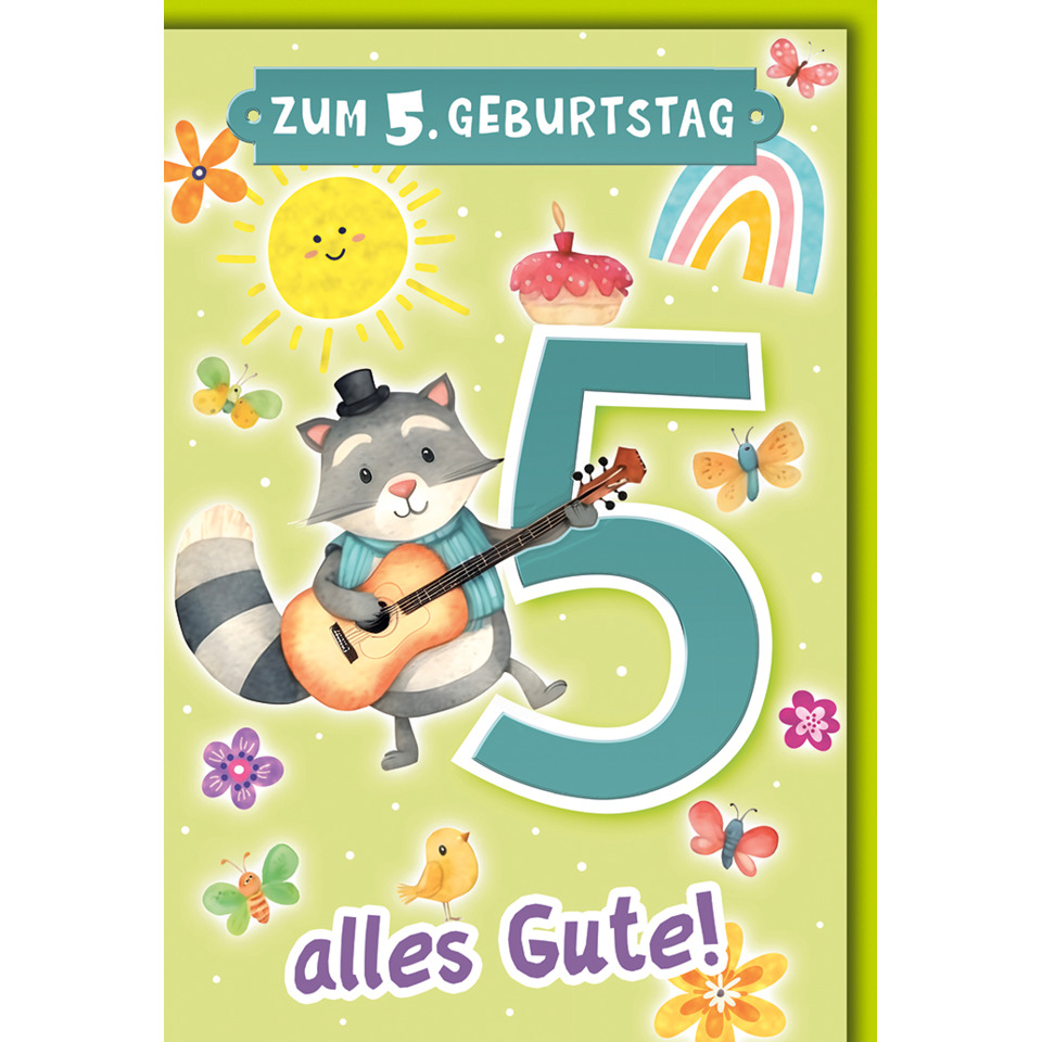 dreizehn, image, birthday, greeting, card