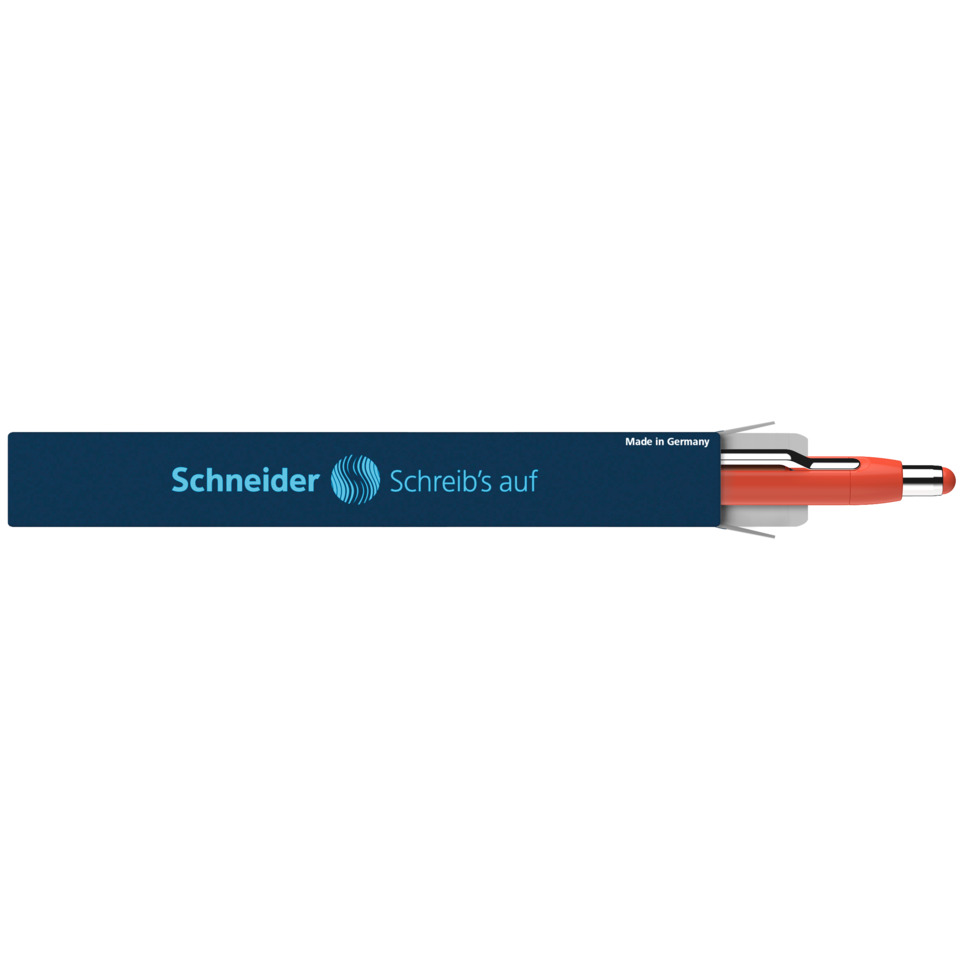Schreibset, Kugelschreiber, Schreibgriff, Kappe, Orange