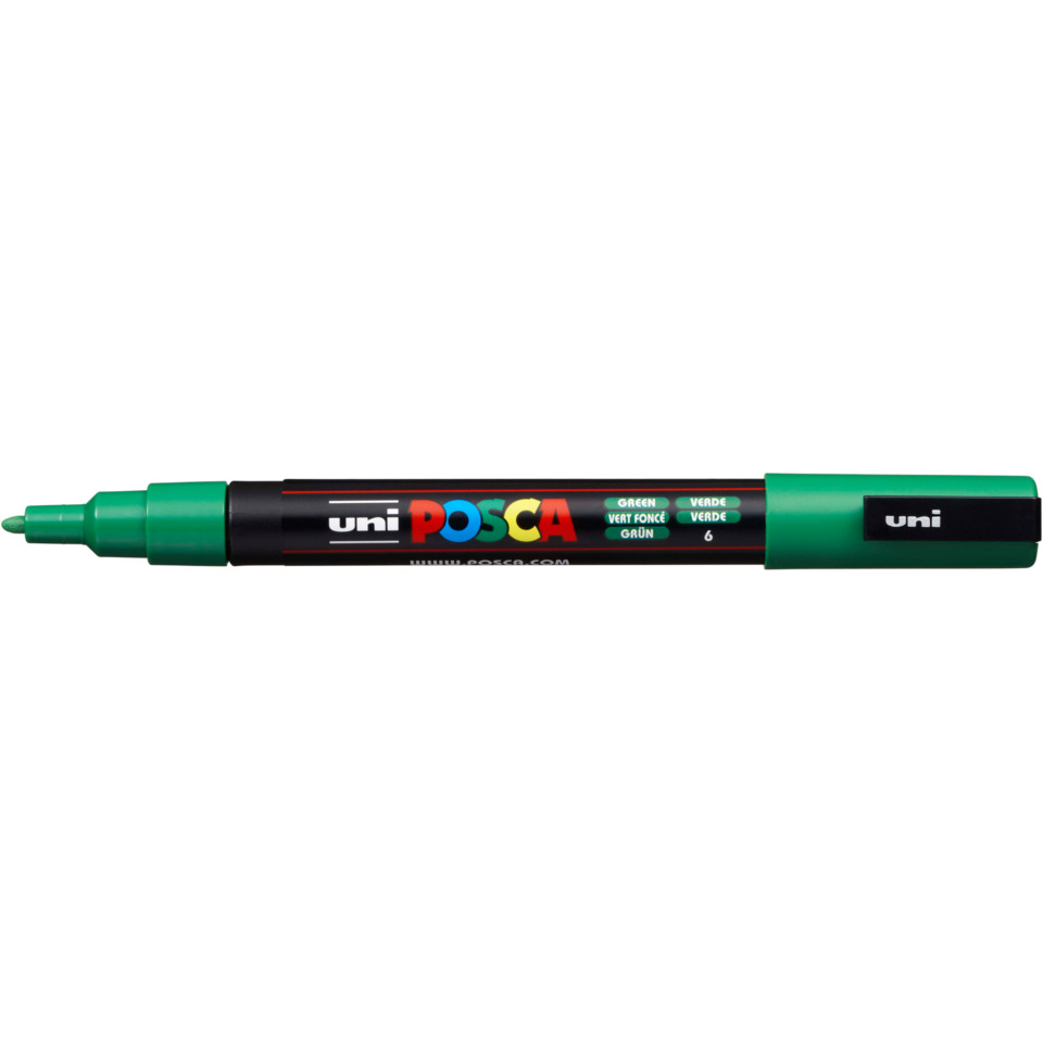 Filzstift, Marker, Grüner Marker, Permanentmarker, Uni Posca