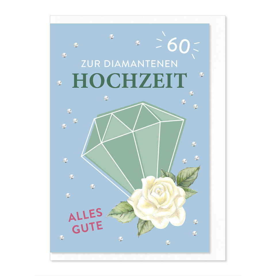 diamant, hochzeit, karte, blume, rose