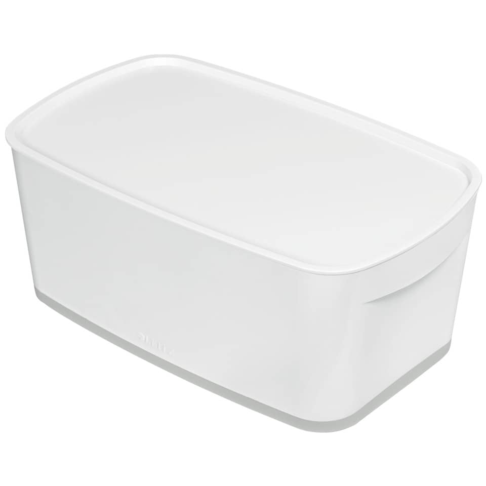 Aufbewahrungsbox, Aufbewahrung, Kunststoffbox, weiße Box, Deckelbox