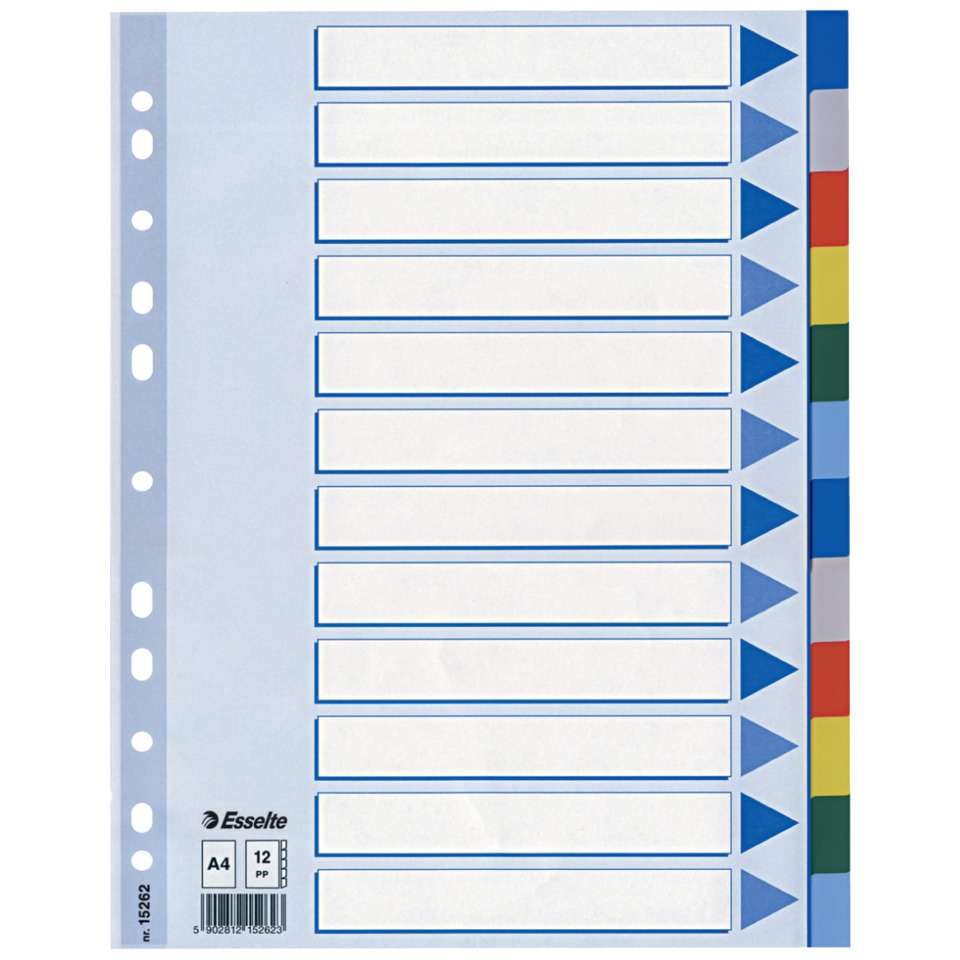 Ordner, Hefter, A4, Kartenfenster, Color-Tab