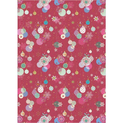 Geschenkpapier Kugeln, 50 x 70cm TURNOWSKY 01 124