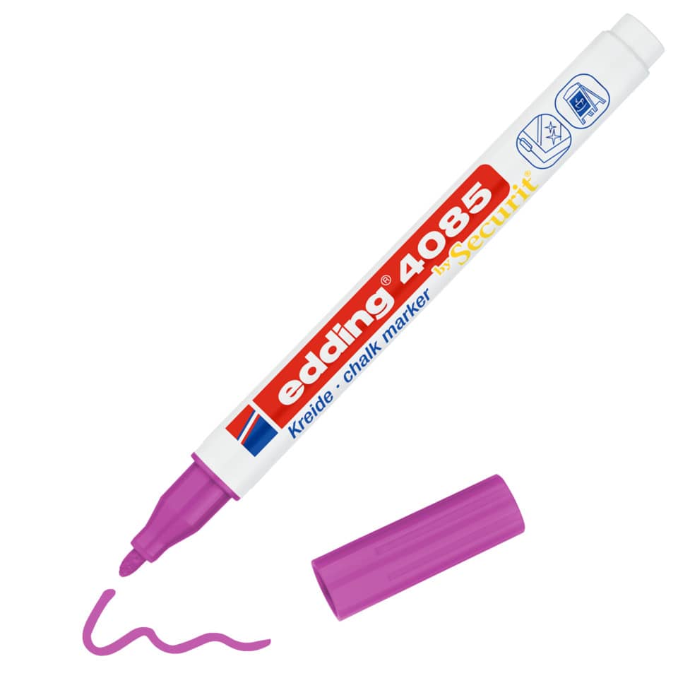 Kreide-Stift, Weniger-Stift, Marker, Chalk marker, Lila