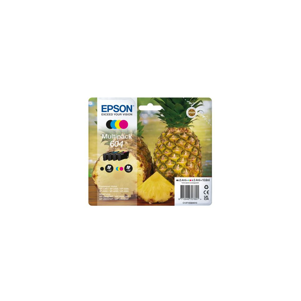 Tintenpatronen, Paar Pack, Mehrfachpack, Ananas-Motiv, Epson