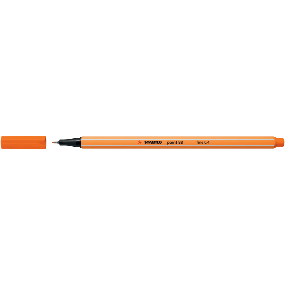 orange, Marker, feiner Punkt, Filzstift, Stabilo