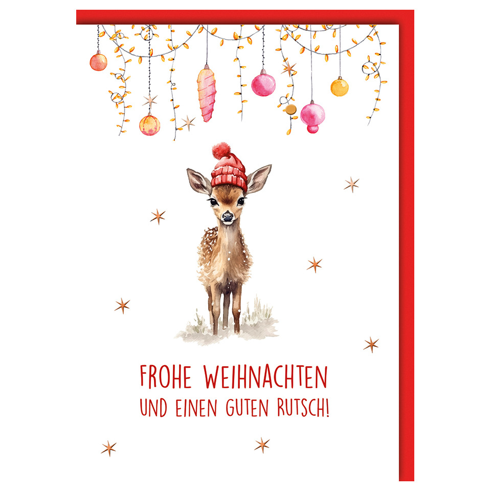 Grusskarte, Post, Hirsch, Wildtiere, Antilope, Grusskarte, Post, Hirsch, Wildtiere, Antilope