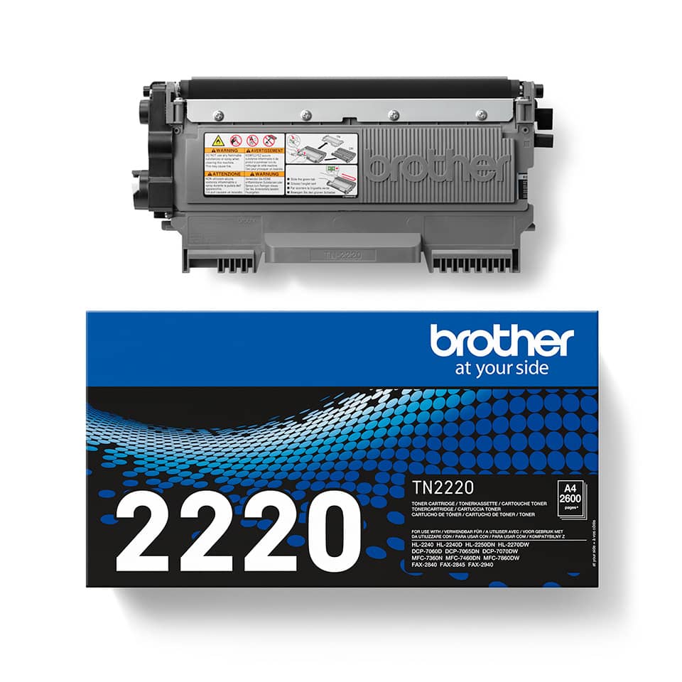 Tonerpatrone, TN2220, Brother, A4 2600 Seiten, Schwarz