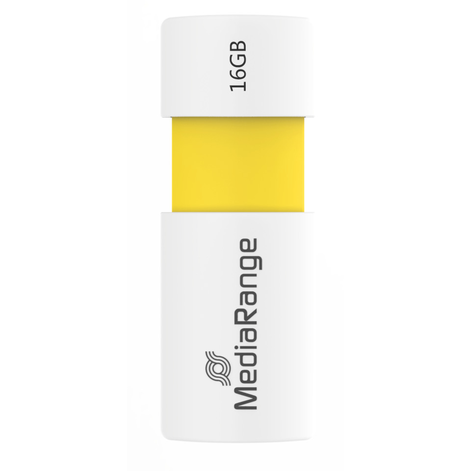  USB, 16GB, pendrive, flashdrive, gelb