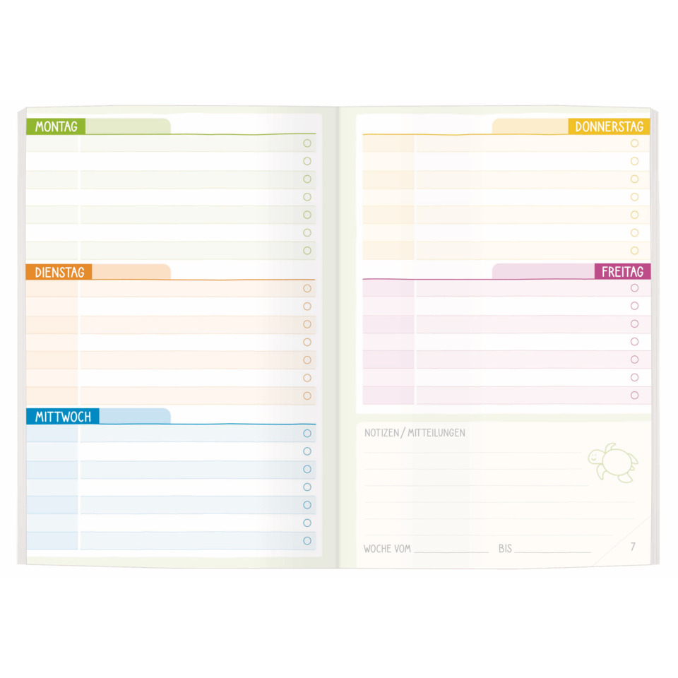 planer, notizblock, wochenplan, termine, kalender