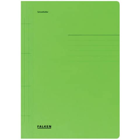 Schnellhefter Manila, A4, 250g/m², grün FALKEN 80000375